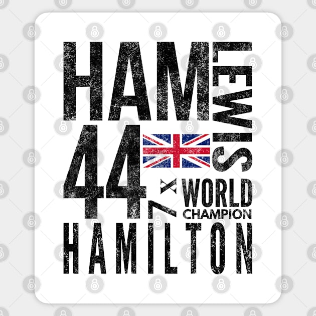 Hamilton Sticker by Worldengine